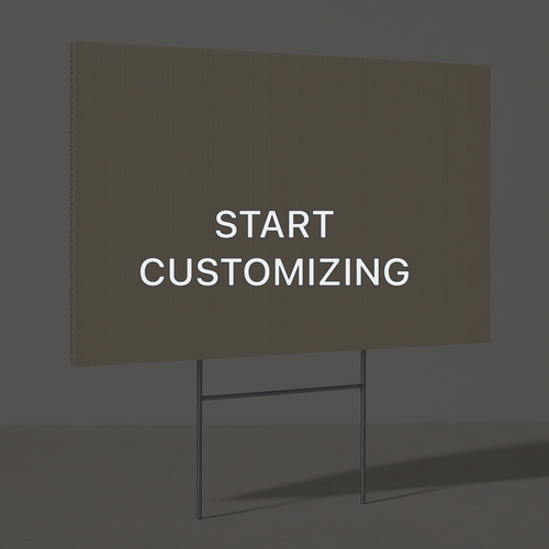 Custom Coroplast Signs